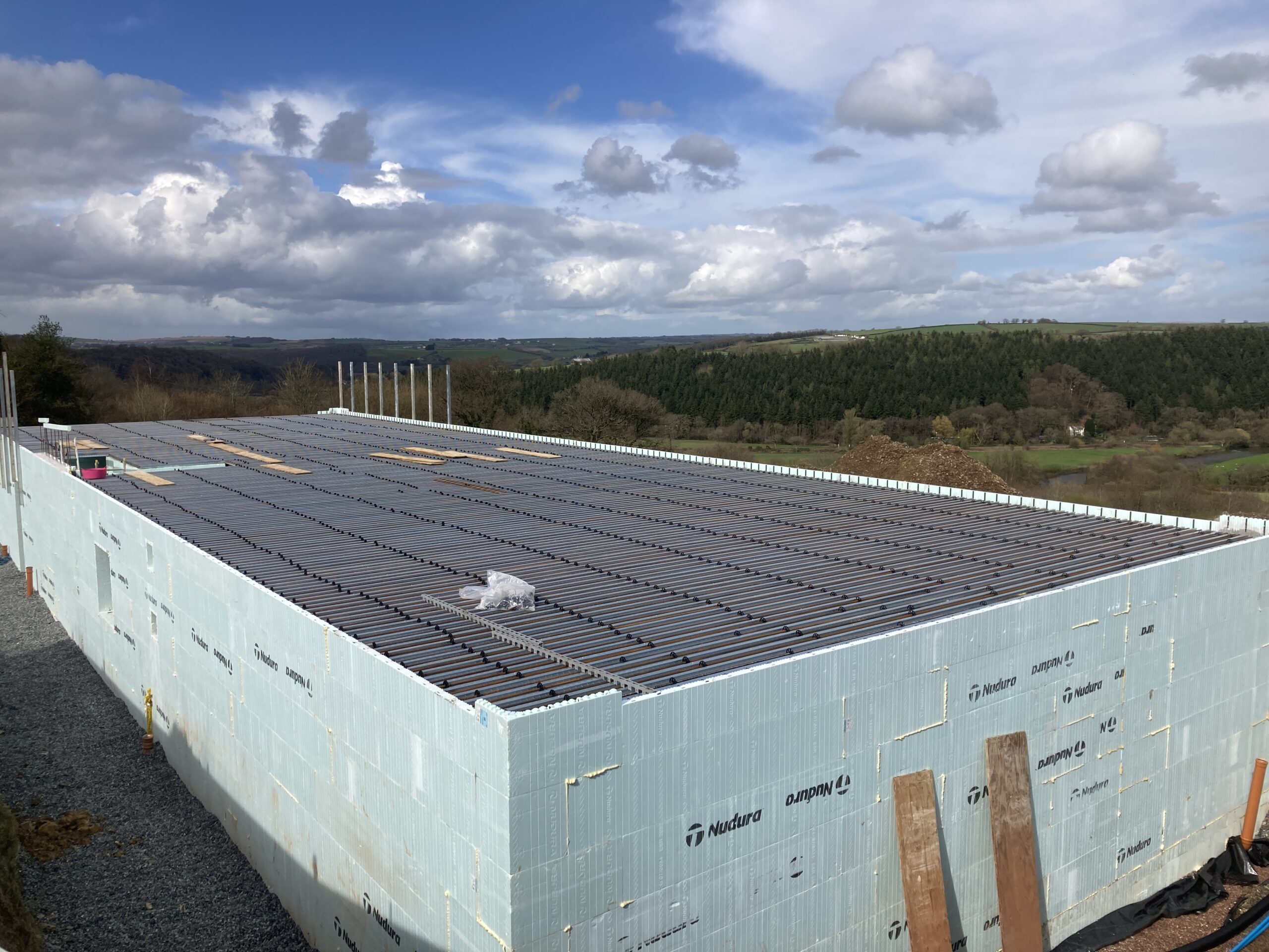 March update – prepping the first floor slab