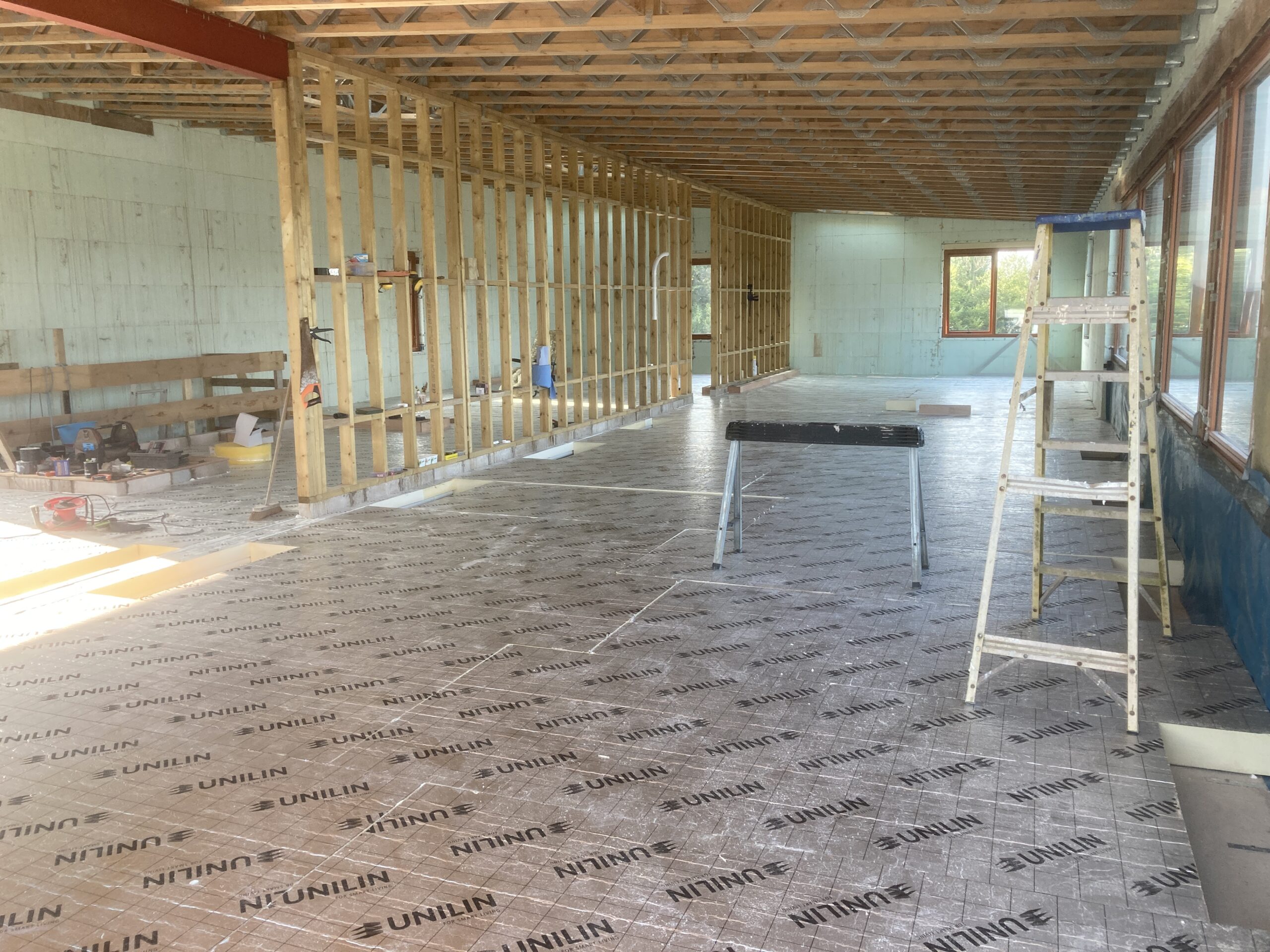 August 2024 – electricity, roof, windows, bridge and upstairs flooring.